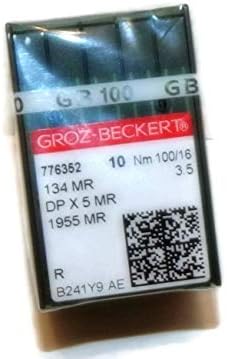 100 Игли за квилтинговой машини Groz Beckert 1955-01 134MR 134 SAN 11 с дълги ръкави (100/16)