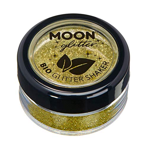 Биоразградими еко-пайети Moon Glitter - Козметични Био-блясък за лице, тяло, нокти, коса и устни - 5 г - Лавандула