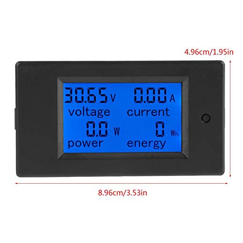Измерване на напрежение dc ток 6,5-100 В Цифров LCD дисплей, Измерване на Електрическа мощност, Волтметър, Амперметър с 50A Шунтом или