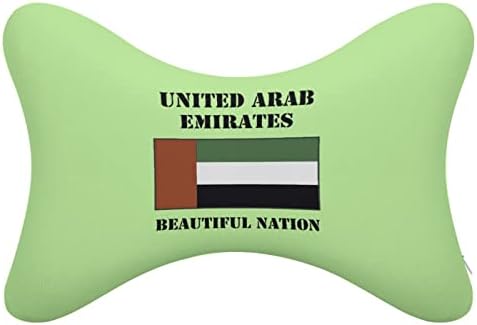 Знаме на Обединените Арабски Емирства, 2 бр., Автомобилни Възглавница за шията, Дишаща Автоматична Възглавница За главата с останалите,