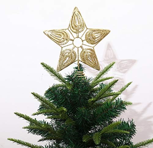 SOLUSTRE 1бр Коледно Дърво Звезда Украшение Коледно Дърво Звезда Topper Коледен Декор