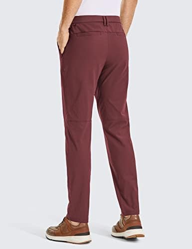 Мъжки удобни панталони за голф CRZ YOGA за целия ден - 30/32/34 на бързо съхнещи Леки Работни Ежедневни панталони с джобове