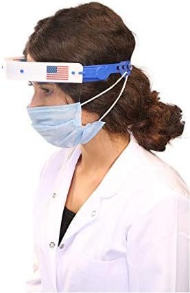 Защитна маска за лице-Пластмасова защитна маска за лице -за Многократна употреба предпазни маски за лице-с Пълно покриване на лицето -Прозрачна