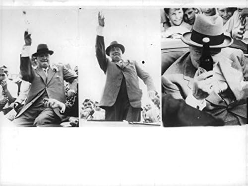 Реколта снимка позирующего на Уинстън Чърчил.