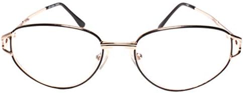 Автентичен Vintage Дамски Очила в Златна Рамка Oval Reader 1.00 За четене