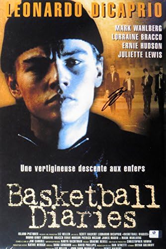 Леонардо Ди Каприо е Подписал Снимка 12X18 с Автограф на Баскетболни Дневници GV837728