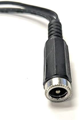 Цилиндричен конектор (2,1 mm X 5.5 mm), за свързване на до 3-номера за контакт адаптер фенове с една /две /тройна контакт 7,5 (един