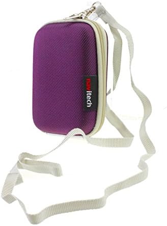 Твърд защитен калъф за слушалки Navitech Purple, Съвместим с Audio Technica Sound Reality ATH-CKR35BT