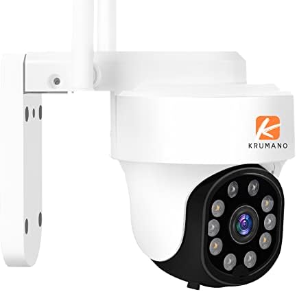 Домашни охранителни Камери Krumano, Външни Безжични, 5-Мегапикселова Двухдиапазонная WiFi камера HD Super 5 Ghz с превръщането увеличение,
