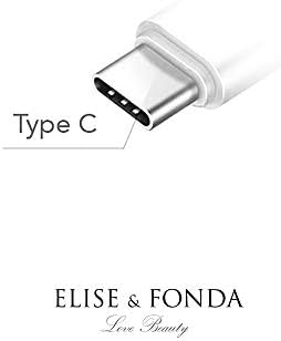 ELISE & FONDA TP122 Type-C USB Порт за зареждане, Защита от прах, Съединители, Висулка във формата на Малка Royal Crown,