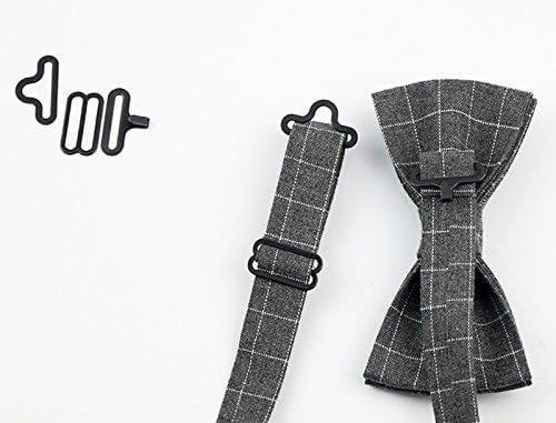50 Комплекти скоби за вратовръзка-на пеперуда, скрепителни елементи за производство на регулируеми презрамки за вратовръзки-бабочках/Вратовръзки,