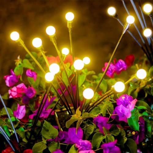 Альфанит, Светулките на слънчеви батерии, Външни Непромокаеми, Градински Цветя, Декоративни растения, Танцуващи на Вятъра, Огнени
