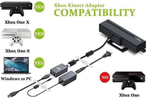 Адаптер Kinect за Xbox One S Xbox One X PC с Windows [е в списъка на UL] захранващ адаптер Xbox Kinect за Xbox 1S 1X Сензор Kinect 2.0, адаптер