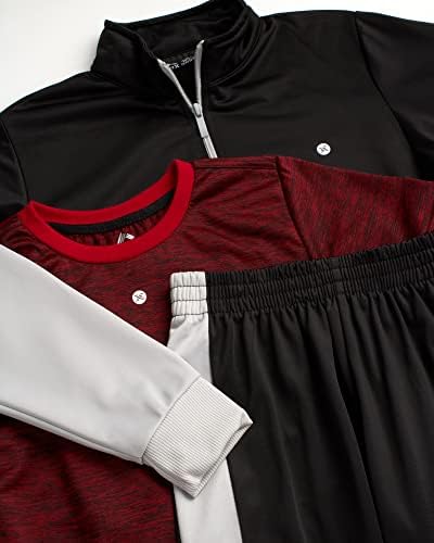 Комплект за бягане за момчета RBX - Трикотажная hoody от 3 теми, спортни панталони и спортни дрехи-тениска (8-12 години)
