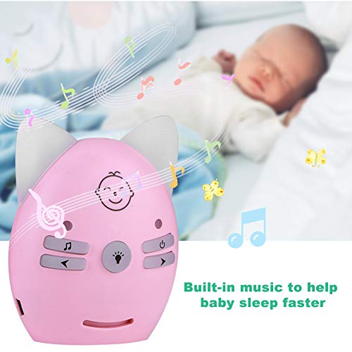 Аудионяня, Безжичен Монитор безопасността на детето 2,4 G с музика и ночником, Преносима радиостанция, Асистент за сън на бебето