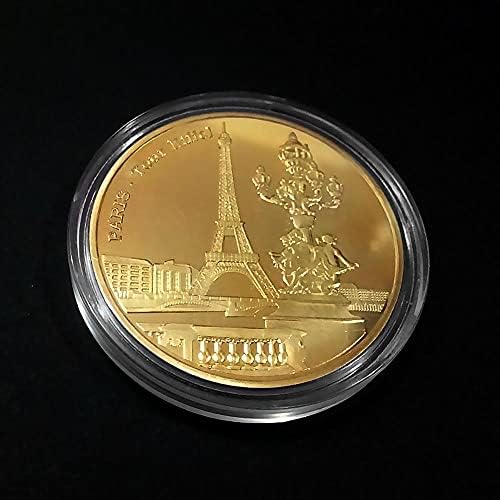 Парижката Монета с Айфеловата Кула, Възпоменателна Монета, Колекция за Пътуване, Копие от Монети, Колекционерско Занаят, Сложна и
