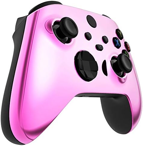 Extreme Подмяна на Предния панел на корпуса на контролера на Xbox серия X, Хромирани Розова Подплата на поръчка контролера