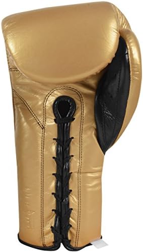 Спортни Боксови ръкавици Клето Рейес с традиционната шнур - 16 унции Чисто злато
