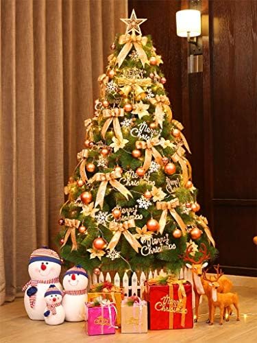 Домашна Коледна елха Изкуствена Коледна елха с метална опора Лесно се монтира Премия 4,92 фута (1,5 м) за Празнична украса