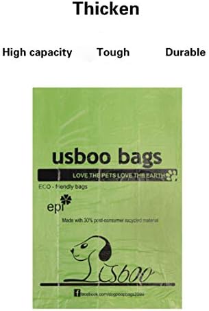 Торбички за кучешки лайна, които не замърсяват околната среда, са Много дебели и здрави торби за какашек за кучета, гарантирано