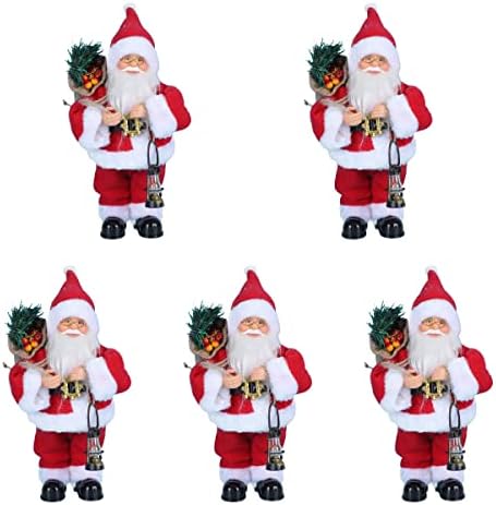 Коледна Украса GALPADA, 5 бр., Коледна Светещ Кукла на Дядо Коледа, Коледна Светещ Кукла, Празнична Украса