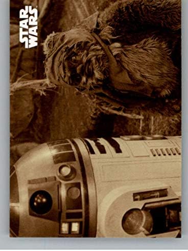 2020 Начело на Междузвездни войни: Завръщането на джедаите Черно-бял сепия 76 Чар Вратичка (R2-D2 Вратичка) Официалната търговска картичка