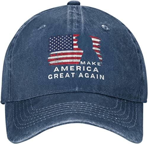Шапка Тръмп 2024 45 47 Make America Great Again Шапка за Жени Сладки шапки бейзболни Шапки
