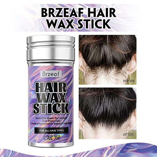 Восъчна пръчка за коса Brzeaf (2 бр.), Восъчна пръчка за коса, за 24 часа, Устойчиви, не е мазна, създава структура, Изглажда, Подхранва,