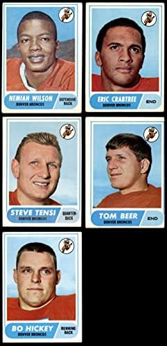 1968 Сет екип Topps Denver Broncos Denver Broncos (сет) VG Broncos