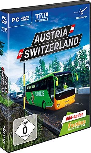 Австрия и Швейцария (Допълнение за Fernbus Coach Simulator) PC DVD