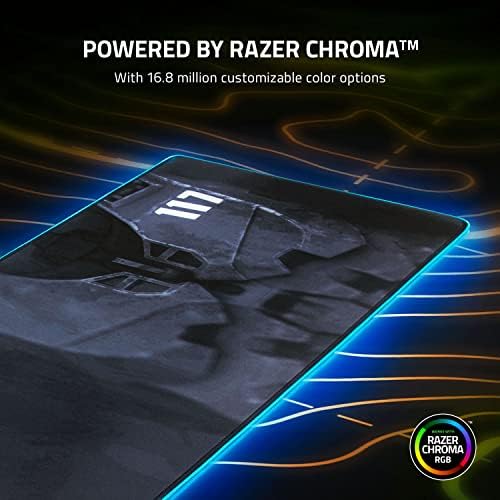 Геймърска подложка за мишка Razer Goliathus Extended Chroma: Адаптивни RGB подсветката - Мек текстилен материал - Балансирано управление