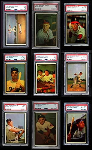 Бейзболен комплект Bowman Color 1953 г. съобщение (Бейзболен комплект) EX/MT