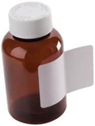 Контейнери за хапчета обем 6,76 драхмата (0,87 унция) с капаци, защищающими от деца, Празни Пластмасови шишета с кехлибарен цвят за лекарства,