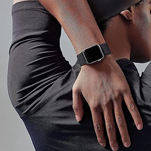Adorve е Съвместим с каишка на Apple Watch 44 мм 42 мм за жени и мъже, мек Спортен Взаимозаменяеми каишка за iWatch SE Series 6 5 4 3 2 1