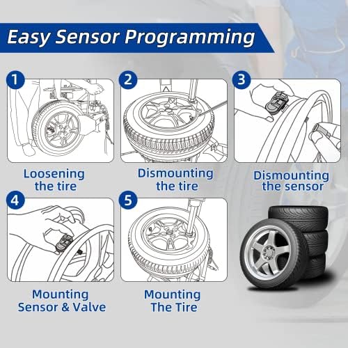 Сензор RENECTIV ГУМИТЕ, Сензор за контрол на налягането в гумите 433 Mhz, годни за Kia на Hyundai, Замени 52933-D4100 52933-D9100