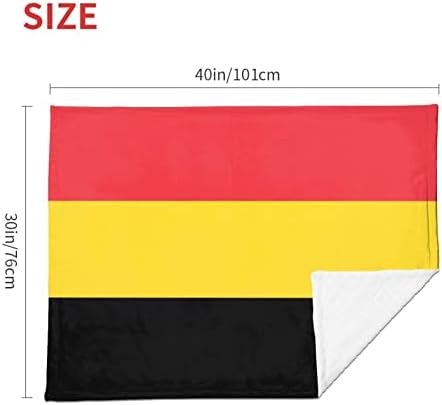 Одеяла за свободни с Белгийски Флаг, Супер Меко Детско Одеало, вещи от Първа Необходимост, Детско Одеало 30 X 40