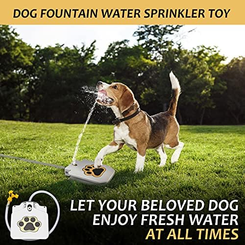 Dogsshopdaily Автоматичен Диспенсер за вода за кучета на открито – Бутон за подаване на вода Премиум клас–Практични Играчки за