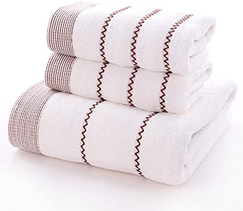 n/a Комплект хавлиени кърпи от 3 теми, комплект кърпи от плътен памук, хавлиени Кърпи за лице, кърпи за баня за възрастни, Гъба,