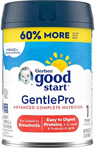 Прахово детска смес Gerber Good Start, GentlePro, Етап 1, 32 грама (Опаковка може да варира)