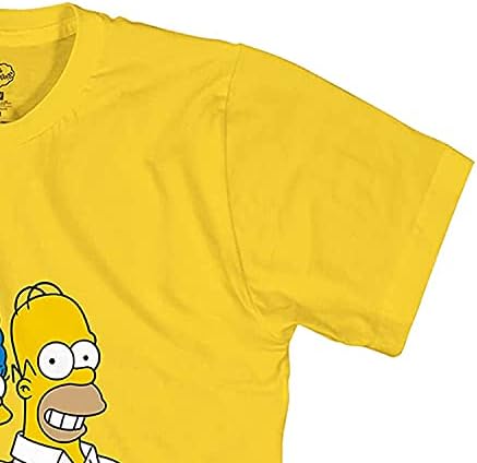 Тениска за каране на кънки The Simpsons Boys с Бартом Симпсоном - Тениска с изображение на Клоун Красти, Барт и Омир Симпсън