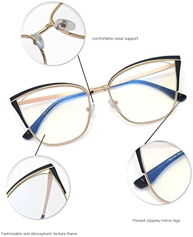 willochra Женски извънгабаритни Бифокални Очила за четене с Кошачьим Око, блокиране на синя светлина, Компютърни очила за четене с Анти-синя