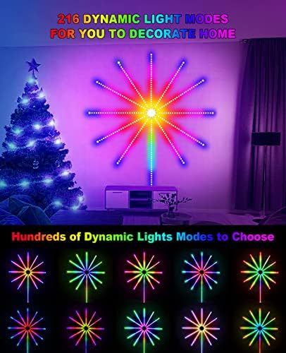 Led лента Smart RGB Firework Светлини Приложение и Дистанционно Управление на RGB, Променящи Цвета, Led Декоративни осветителни