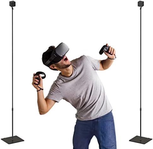 Стъклена поставка Skywin VR - Съвместима с HTC Vive Тъчпад поставка и базова станция за сензори Vive и Rift Constellation (комплект