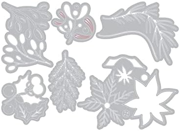 Комплект печати Sizzix Thinlits, Големи празнични цветя в стил Фънк от Тим Хольца, 6 опаковки, Различни размери, САЩ: one, Многоцветен