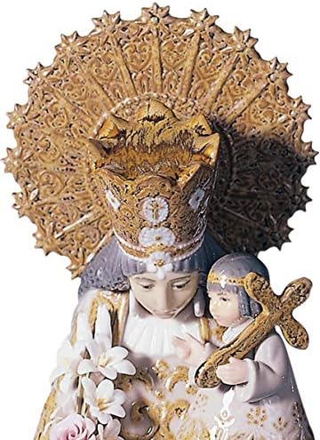 Статуетка ЛЛАДРО Богородица Покинутых. Пронумерованное издание. Порцеланова статуетка на Дева мария Покинутой.