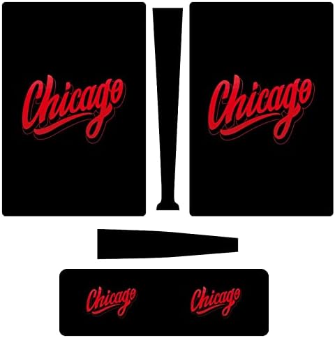Калъф-стикер Chicago Skin за PS5 Digital Edition, стикери за конзолата PS5 и контролер, устойчиви на надраскване