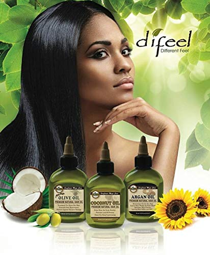 Натурално масло за коса Difeel Premium - Арганово масло 7,1 грама (3 опаковки)
