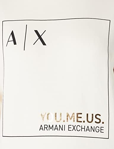 Логото на женската кутии на A|X ARMANI EXCHANGE You.me.us Дизайнерски Пуловер Hoody