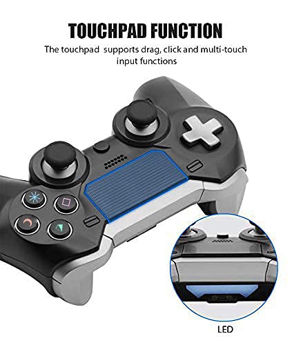 Луксозен Безжичен Bluetooth контролер с ножове, Съвместим с PlayStation 4