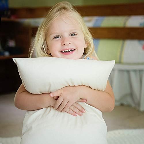 Little One ' s Pillow - Възглавница за деца, Нежна обвивка от органичен памук, изработени ръчно, в САЩ - Мека и поддържа, се изтриват